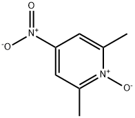 2,6-DIMETHYL-4-NITROPYRIDINE N OXIDE, 4808-64-4, 结构式