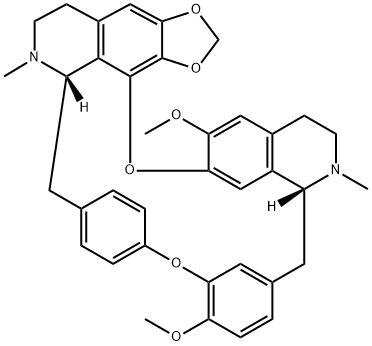 セファランチン 化学構造式