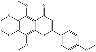 桔皮素, 481-53-8, 结构式