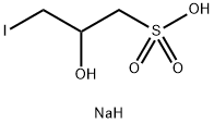 sodium 2-hydroxy-3-iodopropanesulphonate Structure