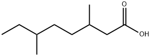 3,6-DIMETHYLOCTANOIC ACID, 4812-29-7, 结构式