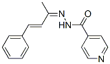 N-[[(E)-4-phenylbut-3-en-2-ylidene]amino]pyridine-4-carboxamide Structure