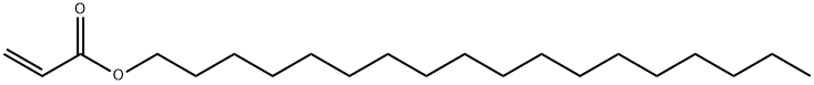 アクリル酸ステアリル 化学構造式