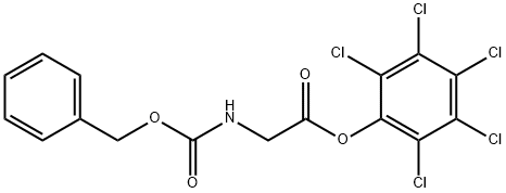N-[(Benzyloxy)carbonyl]glycine pentachlorophenyl ester Struktur