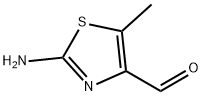 4-Thiazolecarboxaldehyde, 2-amino-5-methyl- (9CI) Structure