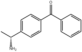 Methanone, [4-[(1R)-1-aminoethyl]phenyl]phenyl- Structure