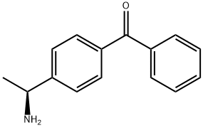 Methanone, [4-[(1S)-1-aminoethyl]phenyl]phenyl- Structure