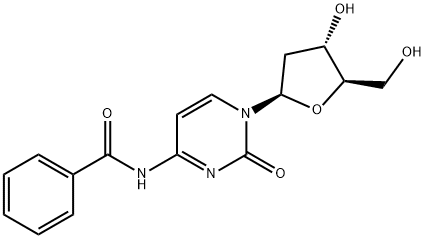 N4-ベンゾイル-2'-デオキシシチジン 化学構造式