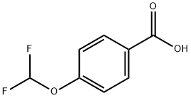 4-(二氟甲氧基)苯甲酸 结构式