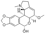 5α-メトキシ-1-メチル-9,10-[メチレンビス(オキシ)]リコレナン-7α-オール 化学構造式