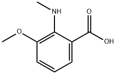 3-Methoxy-2-(methylamino)benzoic acid Struktur