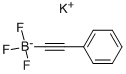 フェンイルエチニルトリフルオロほう酸カリウム 化学構造式