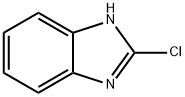 2-クロロベンゾイミダゾール 化学構造式