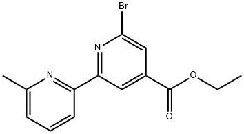 ETHYL 6-BROMO-6'-METHYL-2,2'-BIPYRIDINE-4-CARBOXYLATE Structure