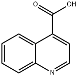 4-キノリンカルボン酸 化学構造式