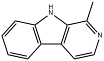 哈尔满碱, 486-84-0, 结构式