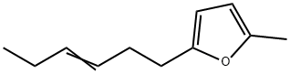 2-[(Z)-3-ヘキセニル]-5-メチルフラン 化学構造式