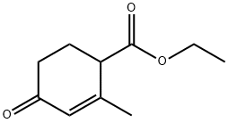 2-甲基-4-羰基-2-环己烯-1-羧酸乙酯 结构式
