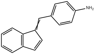 4-(1H-Inden-1-ylidenemethyl)benzen-1-amine 结构式