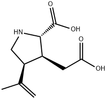 红藻氨酸, **, 487-79-6, 结构式