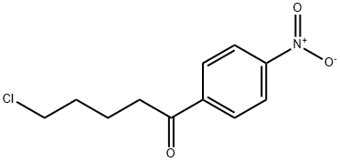 5-CHLORO-1-(4-NITROPHENYL)-1-OXOPENTANE Structure