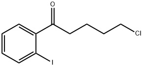 5-CHLORO-1-(2-IODOPHENYL)-1-OXOPENTANE Structure