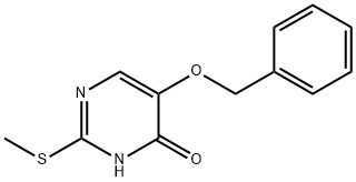 5-(Benzyloxy)-2-(Methylthio)-4-pyriMidinol Structure