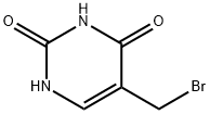 2,4(1H,3H)-Pyrimidinedione, 5-(bromomethyl)- (9CI) Structure