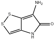 6-Amino-1,2-dithiolo[4,3-b]pyrrol-5(4H)-one 结构式