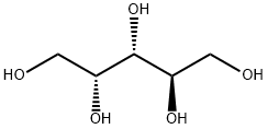 D-阿拉伯糖醇, 488-82-4, 结构式