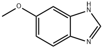 5-メトキシ-1H-ベンゾイミダゾール 化学構造式