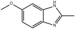 2-METHYL-5-METHOXYBENZIMIDAZOLE 结构式