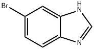 6-ブロモベンゾイミダゾール 化学構造式