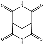 3,7-Methanooctahydro-1,5-diazocine-2,4,6,8-tetraone Struktur
