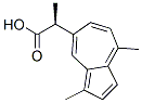 (2S)-2-(3,8-dimethylazulen-5-yl)propanoic acid 结构式