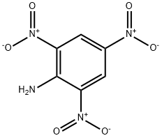 2,4,6-トリニトロアニリン 化学構造式