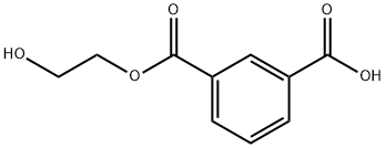 1,3-Benzenedicarboxylic acid, Mono(2-hydroxyethyl) ester Struktur
