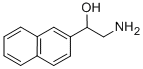 2-(2-アミノ-1-ヒドロキシエチル)ナフタレン 化学構造式