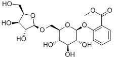 冬绿苷, 490-67-5, 结构式