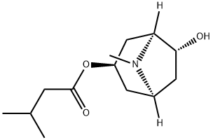 (1S,3R,5S,6R)-6-ヒドロキシ-8-メチル-8-アザビシクロ[3.2.1]オクタン-3-イル 3-メチルブタノアート