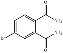 4-溴邻苯二甲酰胺, 490038-15-8, 结构式