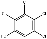 2,3,4,5-四氯苯酚, 4901-51-3, 结构式