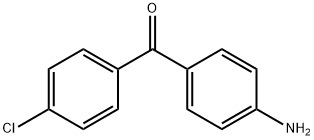 4-アミノ-4'-クロロベンゾフェノン 化学構造式