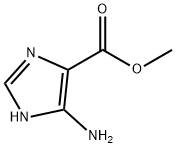 1H-Imidazole-4-carboxylicacid,5-amino-,methylester(9CI) Structure