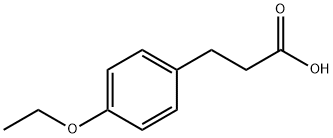 3-(4-乙氧基苯基)丙酸, 4919-34-0, 结构式