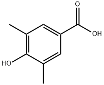 4-ヒドロキシ-3,5-ジメチル安息香酸 化学構造式