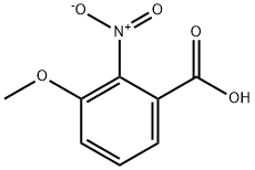 3-甲氧基-2-硝基苯甲酸, 4920-80-3, 结构式