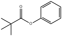 2,2-Dimethylpropanoic acid phenyl ester 结构式