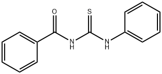 1-苯酰基-3-苯基硫脲, 4921-82-8, 结构式