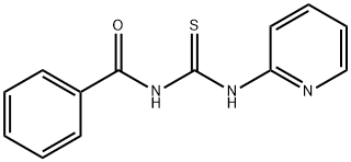 1-苯甲酰-3-(2-吡啶基)-2-硫脲 结构式